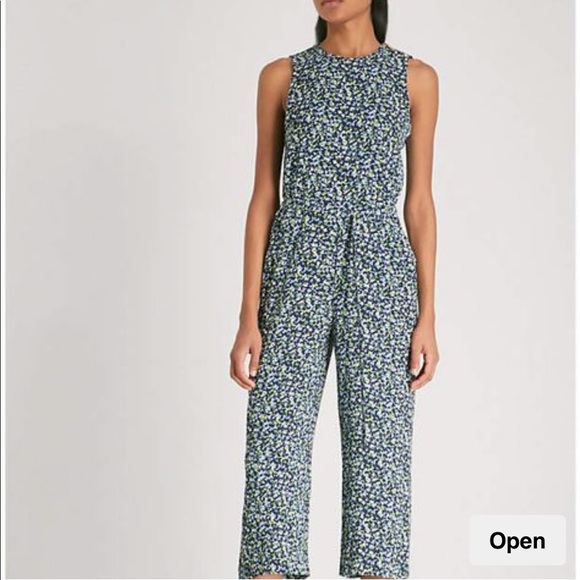Michael Kors Pants - Michael Kors Floral Crepe Jumpsuit